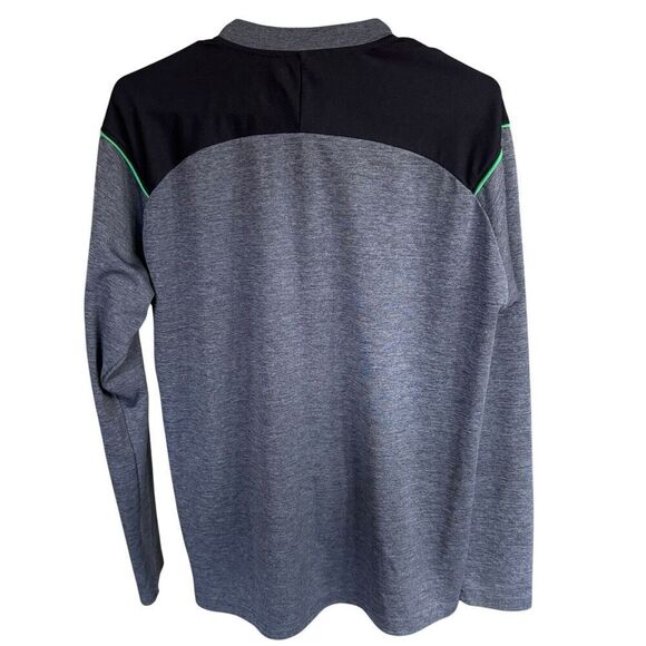 Champion Note Dame Men's 1/4 Zip Pullover Blue Large Athleisure Lightweight - Picture 5 of 10